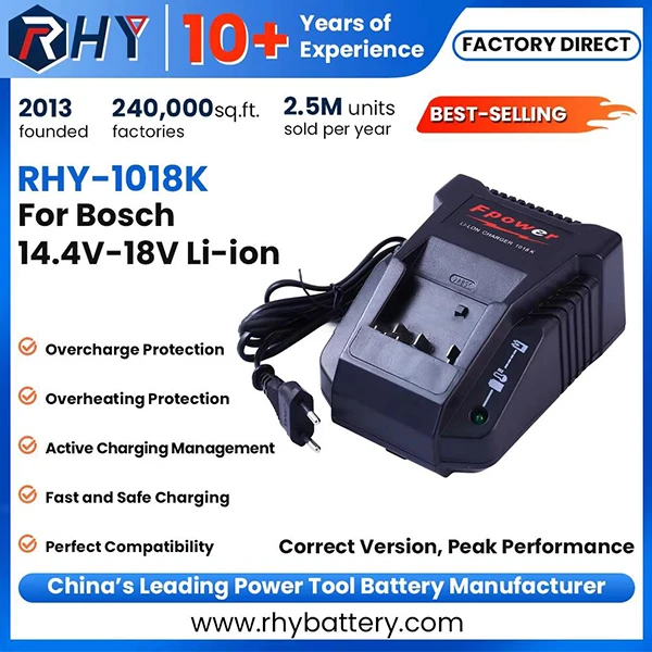 14.4V-18V Li-ion Battery Regular Charger For Bosch BC660 BC1880 AL1820CV