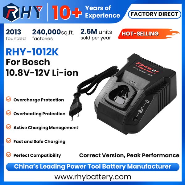 10.8V-12V Lithium Ion Battery Charger Replacement For Bosch BC330 AL1115CV AL1130CV GAL1230CV