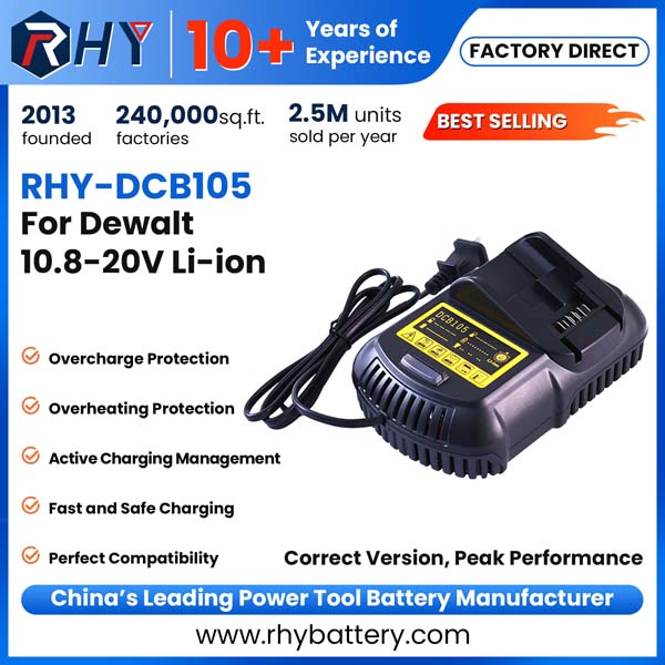10.8V-20V Flexvolt 20V/60V Max Lithium Ion Battery Charger For Dewalt XR Cordless Drill Power Tool DCB105 DCB112 DCB101