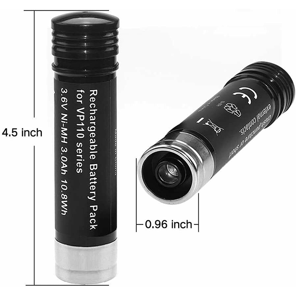 3.6V 1.5Ah 2.0Ah Ni-MH & Ni-Cd Battery For Black & Decker Tools VP100 VP130 VP110 