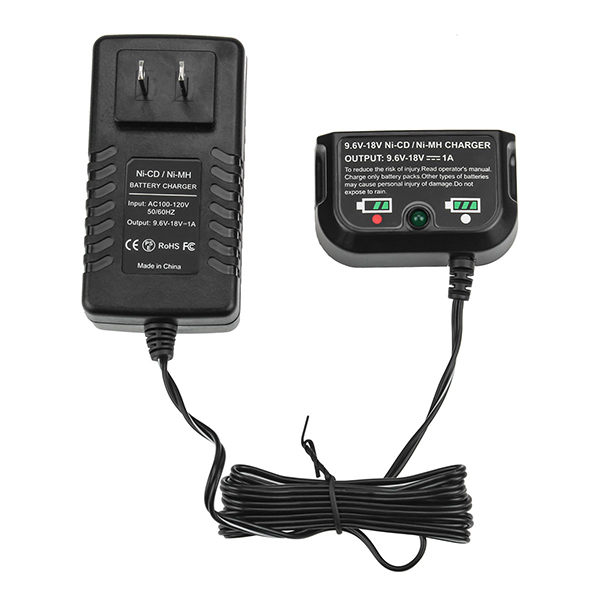 Replacement Black & Decker 9.6V-18V NiCd & NiMH Battery Charger 90556254-01 