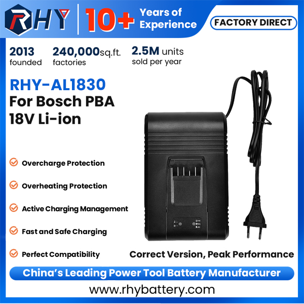 14.4V-18V AL 1830 CV Charger for Bosch PBA Batteries 2607225965