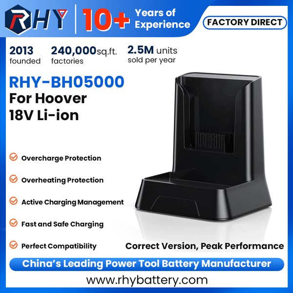 20V Battery Charger BH05000 Replacement for Hoover ONEPWR Vacuum Cleaners 